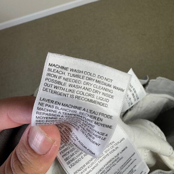 Levis Classic Crop Denim Gray Jeans US Women's 16 Plus - Picture 7 of 8